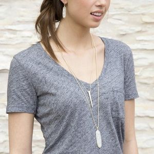 Retired Kendra Scott Rose Gold Layden Necklace